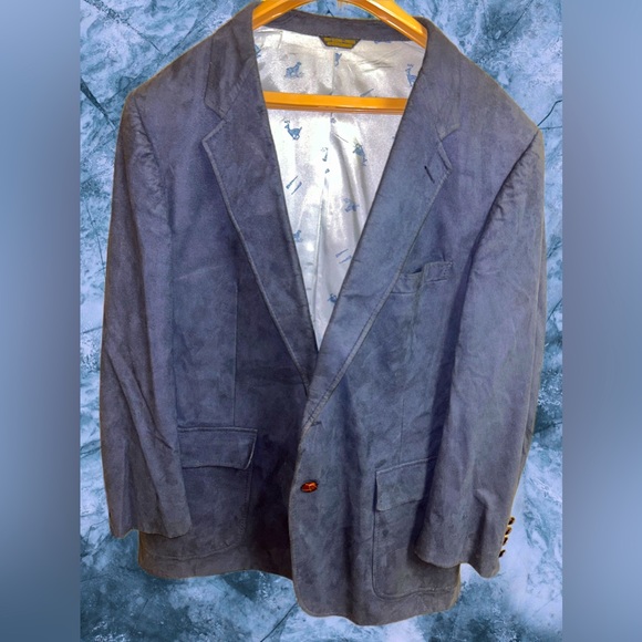 Suits & Blazers Cricketeer Vintage Dillards Mens Suit Suede Jacket